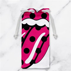 Pink Tongue Jewelry Bag by StarvingArtisan