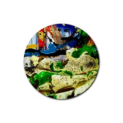 Catalina Island Not So Far 4 Rubber Coaster (round)  by bestdesignintheworld
