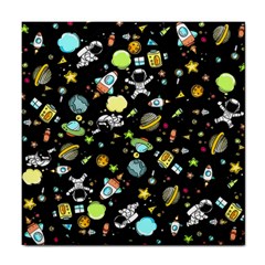 Space Pattern Tile Coasters by Valentinaart
