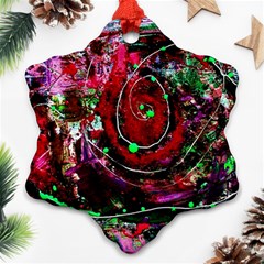 Bloody Coffee 7 Ornament (snowflake) by bestdesignintheworld