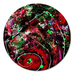 Bloody Coffee 6 Magnet 5  (round) by bestdesignintheworld