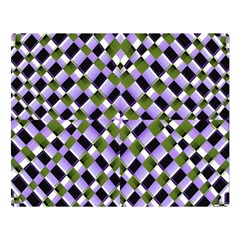 Hypnotic Geometric Pattern Double Sided Flano Blanket (large)  by dflcprints