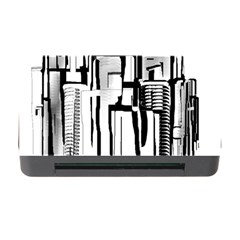 Black And White City Memory Card Reader With Cf by digitaldivadesigns