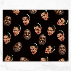 Crying Kim Kardashian Rectangular Jigsaw Puzzl by Valentinaart
