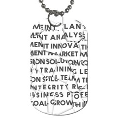Success Business Professional Dog Tag (two Sides) by Sapixe