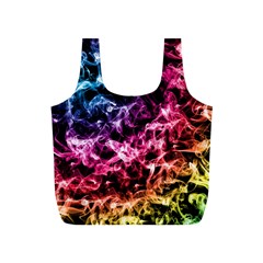 Smoke Colors Soul Black Blue Full Print Recycle Bags (s)  by Sapixe