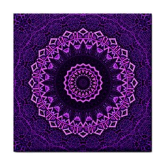 Mandala Purple Mandalas Balance Tile Coasters by Sapixe