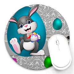 Illustration Celebration Easter Round Mousepads by Sapixe