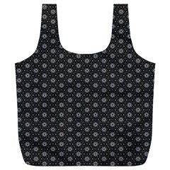 Geometric Pattern Dark Full Print Recycle Bags (l)  by jumpercat