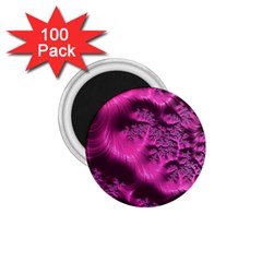 Fractal Artwork Pink Purple Elegant 1 75  Magnets (100 Pack)  by Sapixe