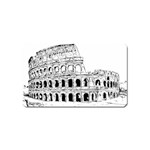 Line Art Architecture Magnet (Name Card) Front