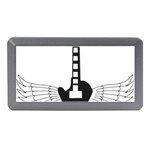Guitar Abstract Wings Silhouette Memory Card Reader (Mini) Front