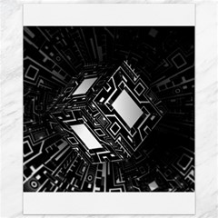 Technoid Future Robot Science Canvas 11  X 14   by Sapixe
