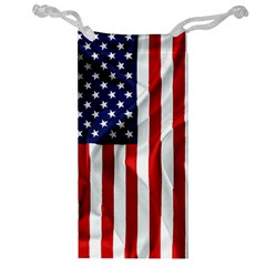 American Usa Flag Vertical Jewelry Bags by FunnyCow