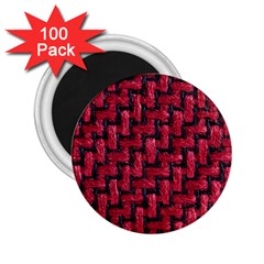 Fabric Pattern Desktop Textile 2 25  Magnets (100 Pack)  by Nexatart