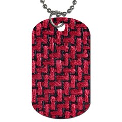 Fabric Pattern Desktop Textile Dog Tag (two Sides) by Nexatart
