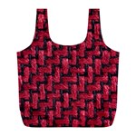 Fabric Pattern Desktop Textile Full Print Recycle Bags (L)  Front