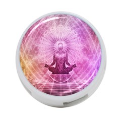 Meditation Spiritual Yoga 4-port Usb Hub (one Side) by Nexatart