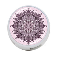 Mandala Pattern Fractal 4-port Usb Hub (one Side) by Nexatart