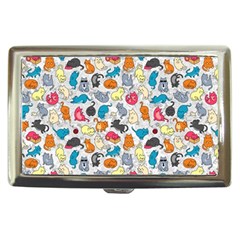 Funny Cute Colorful Cats Pattern Cigarette Money Cases by EDDArt