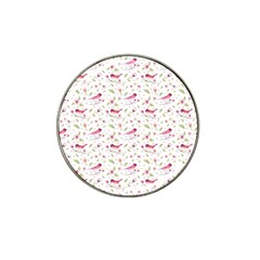 Watercolor Birds Magnolia Spring Pattern Hat Clip Ball Marker (4 Pack) by EDDArt
