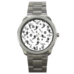 Witches And Pentacles Sport Metal Watch by IIPhotographyAndDesigns