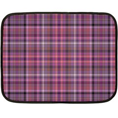 Pink Plaid Fleece Blanket (mini) by snowwhitegirl
