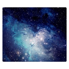 Nebula Blue Double Sided Flano Blanket (small)  by snowwhitegirl