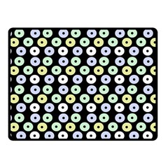Eye Dots Black Pastel Fleece Blanket (small) by snowwhitegirl