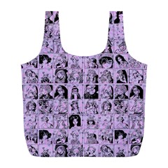 Lilac Yearbok Full Print Recycle Bag (l) by snowwhitegirl