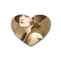 Vintage 1646083 1920 Heart Coaster (4 Pack)  by vintage2030