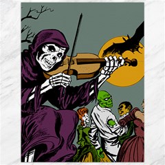Playing Skeleton Canvas 12  X 16  by vintage2030