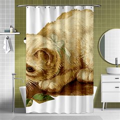 Cat 1827211 1920 Shower Curtain 48  X 72  (small)  by vintage2030