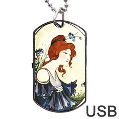 Vintage 1650593 1920 Dog Tag Usb Flash (one Side) by vintage2030