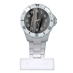 Black Marble Plastic Nurses Watch by WILLBIRDWELL