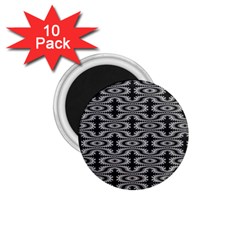 Monochrome Centipede Arabesque 1 75  Magnets (10 Pack)  by linceazul