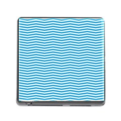 Oktoberfest Bavarian Blue And White Chevron Stripes Memory Card Reader (square 5 Slot) by PodArtist