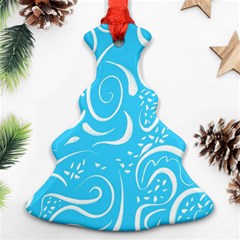 Scribble Reason Design Pattern Ornament (christmas Tree)  by Sapixe