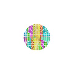 Abstract Squares Background Network 1  Mini Magnets by Sapixe