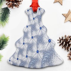 Fractal Art Artistic Pattern Christmas Tree Ornament (two Sides) by Sapixe