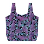 Modern Abstract Texture Pattern Full Print Recycle Bag (L) Back