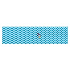 Chevron Mermaid Pattern Satin Scarf (oblong) by emilyzragz
