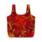 Colorful Abstract Ethnic Style Pattern Full Print Recycle Bag (M) Front