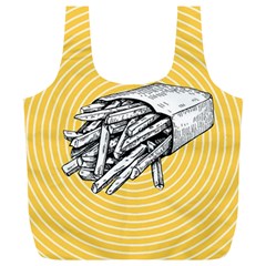 Pop Art French Fries Full Print Recycle Bag (xl) by Valentinaart