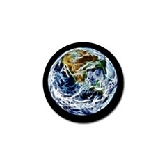 Spherical Science Fractal Planet Golf Ball Marker (4 Pack) by Nexatart