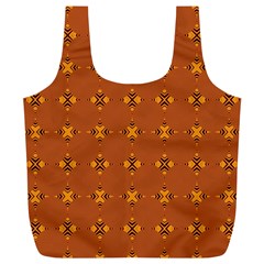 Bold  Geometric Yellow Circles Sm Full Print Recycle Bag (xl) by BrightVibesDesign