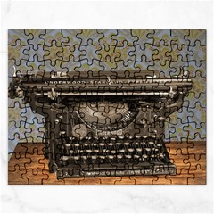 Typewriter Rectangular Jigsaw Puzzl by vintage2030
