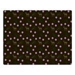 Brown Deer Trees Pattern Double Sided Flano Blanket (Large)  80 x60  Blanket Front