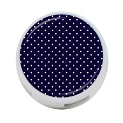 Little  Dots Navy Blue 4-port Usb Hub (two Sides) by snowwhitegirl