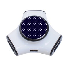 Little  Dots Navy Blue 3-port Usb Hub by snowwhitegirl
